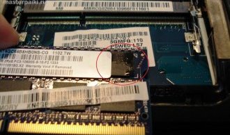 04-залитая память Acer Aspire 5750G